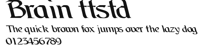 Brain ttstd.ttf
