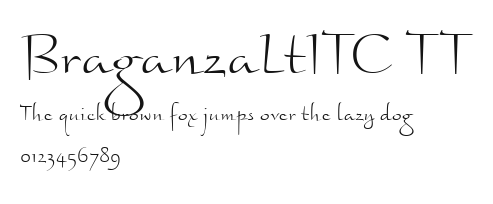 BraganzaLtITC TT.ttf