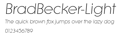 BradBecker-Light.ttf