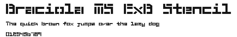 Braciola MS ExB Stencil.ttf