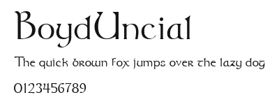 BoydUncial Preview