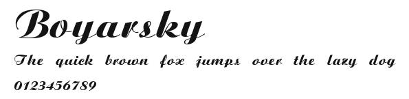 Boyarsky Preview