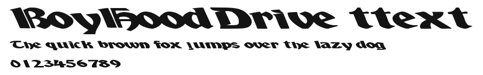 BoyHoodDrive ttext Preview