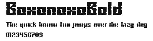 BoxonoxoBold Preview