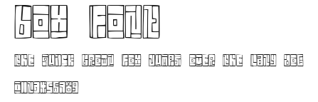 Box Font Preview