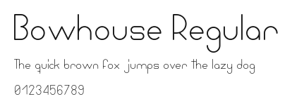 Bowhouse Regular Preview