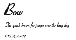 Bow Preview