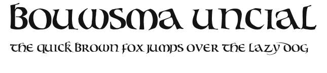 Bouwsma Uncial Preview