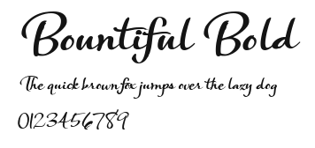Bountiful Bold Preview