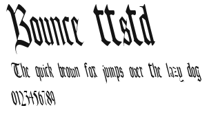 Bounce ttstd Preview