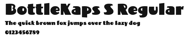BottleKaps S Regular Preview