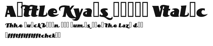 BottleKaps Profi Italic Preview