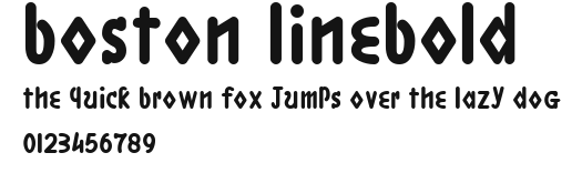 Boston LineBold Preview