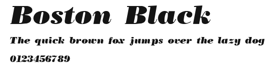 Boston Black Preview