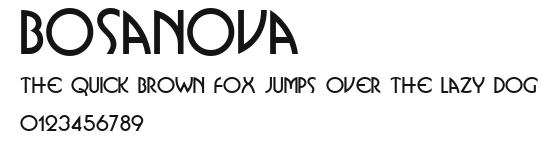 Bosanova.ttf