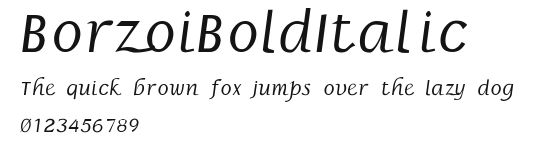 BorzoiBoldItalic.ttf