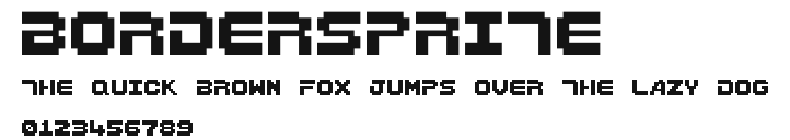 Bordersprite.ttf