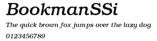 BookmanSSi Preview
