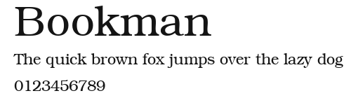 Bookman Preview
