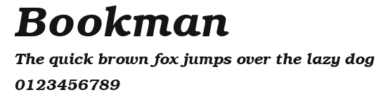 Bookman Preview