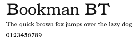 Bookman BT Preview