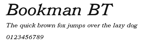 Bookman BT Preview