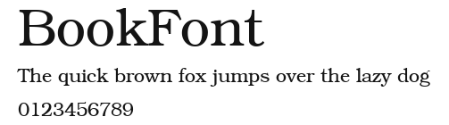 BookFont Preview