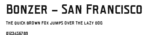 Bonzer - San Francisco.ttf