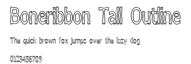 Boneribbon Tall Outline.ttf
