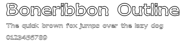 Boneribbon Outline.ttf