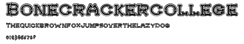 Bonecracker college.ttf