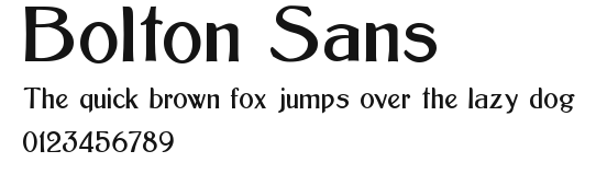 Bolton Sans Preview