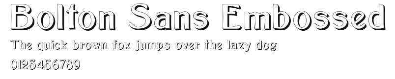 Bolton Sans Embossed.ttf