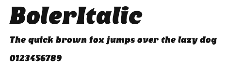 BolerItalic.ttf