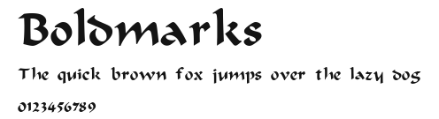 Boldmarks.ttf