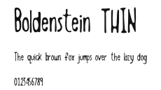 Boldenstein THIN.otf