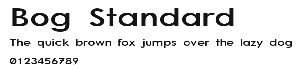 Bog Standard Preview
