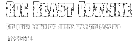 Bog Beast Outline Preview