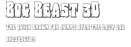 Bog Beast 3D Preview