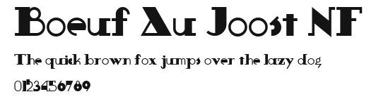 Boeuf Au Joost NF Preview