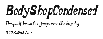 BodyShopCondensed Preview