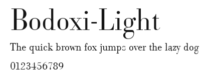 Bodoxi-Light Preview