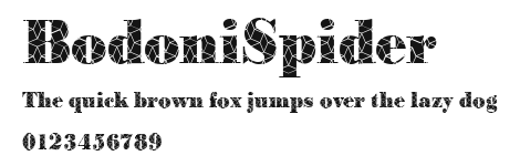 BodoniSpider.ttf