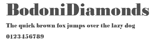 BodoniDiamonds Preview
