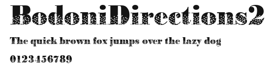 BodoniDirections2 Preview