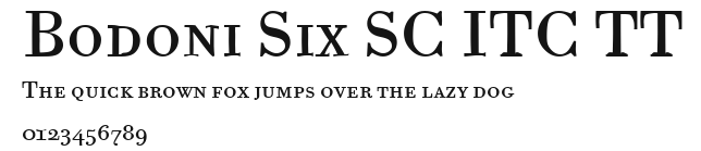 Bodoni Six SC ITC TT.ttf