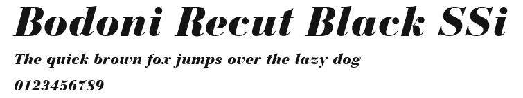 Bodoni Recut Black SSi.ttf