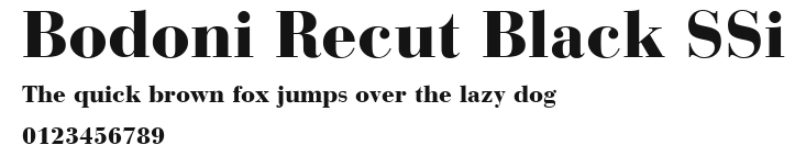 Bodoni Recut Black SSi.ttf