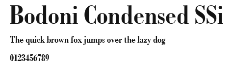 Bodoni Condensed SSi.ttf