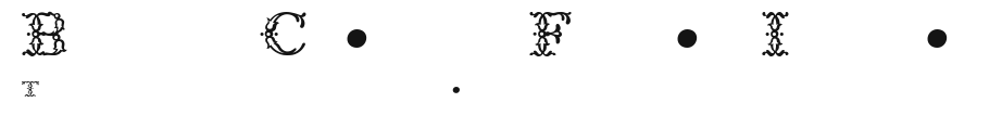 Bodoni Classic Floral Initials.ttf